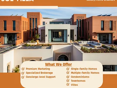 Sol Villa II brand visual graphics design social media designs