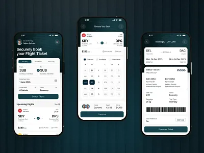 Flight Booking App app design app ui booking app design figma design flight app flight booking flight search ios mobile mobile app mobile app design ticket booking travel app travel booking ui ux design