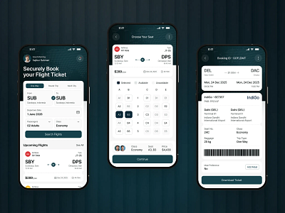 Flight Booking App app design app ui booking app design figma design flight app flight booking flight search ios mobile mobile app mobile app design ticket booking travel app travel booking ui ux design