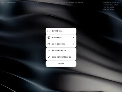 Menu update video animation interaction interface motion graphics ui uiux ux