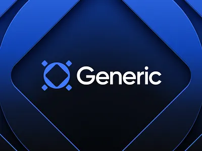 Logo design for Generic ai brand identity branding crypto logo saas stablecoin tech web3