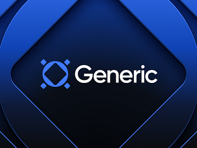 Logo design for Generic ai brand identity branding crypto logo saas stablecoin tech web3