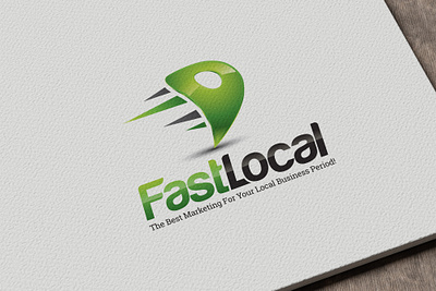 Fast Local Logo Design branding clean creative design fast green local logo marketing modern motion moving print professional sleek ui web
