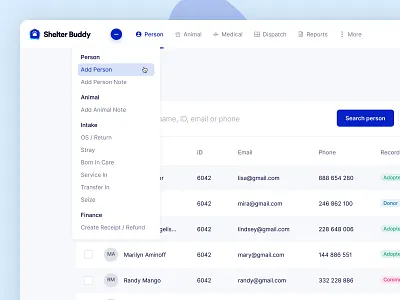 PetLoyalty ▪︎ Web ▪︎ Quick actions aesthetic