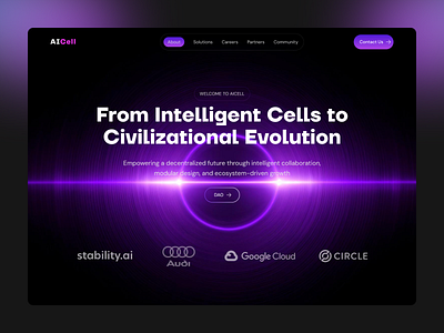 Ai Agents innovation Landing page web design 3d 3d art ai ai agents ai chatbot ai landing page ai startup bot chatbot ui ecommerce finance fintech landing page landingpage uiux web webdesign website