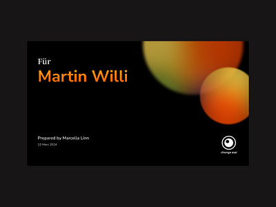 Change Eye: Sales Pitch Deck branding