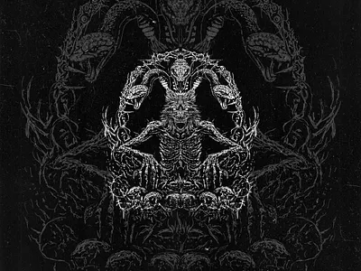 Legion of the black light. Artwork for sale! black black metal darkart death metal design illustration symbol