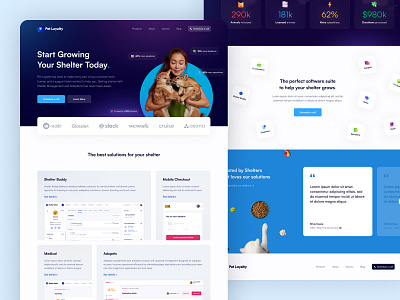 PetLoyalty ▪︎ Web ▪︎ aesthetic landingpage