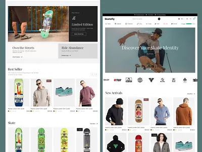Skatefly ecommerce website clean website ecommerce website figma designer modern ecommerce website modern ui designer skate websiye ui designer uiux design web designer website design