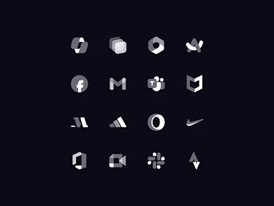 Neaticons Brands, Companies - Bulk Style adidas brand branding company gmail google icon pack iconography icons meet microsoft neaticons nike opera slack strava teams