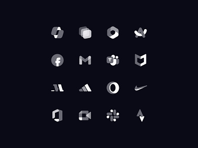 Neaticons Brands, Companies - Bulk Style adidas brand branding company gmail google icon pack iconography icons meet microsoft neaticons nike opera slack strava teams
