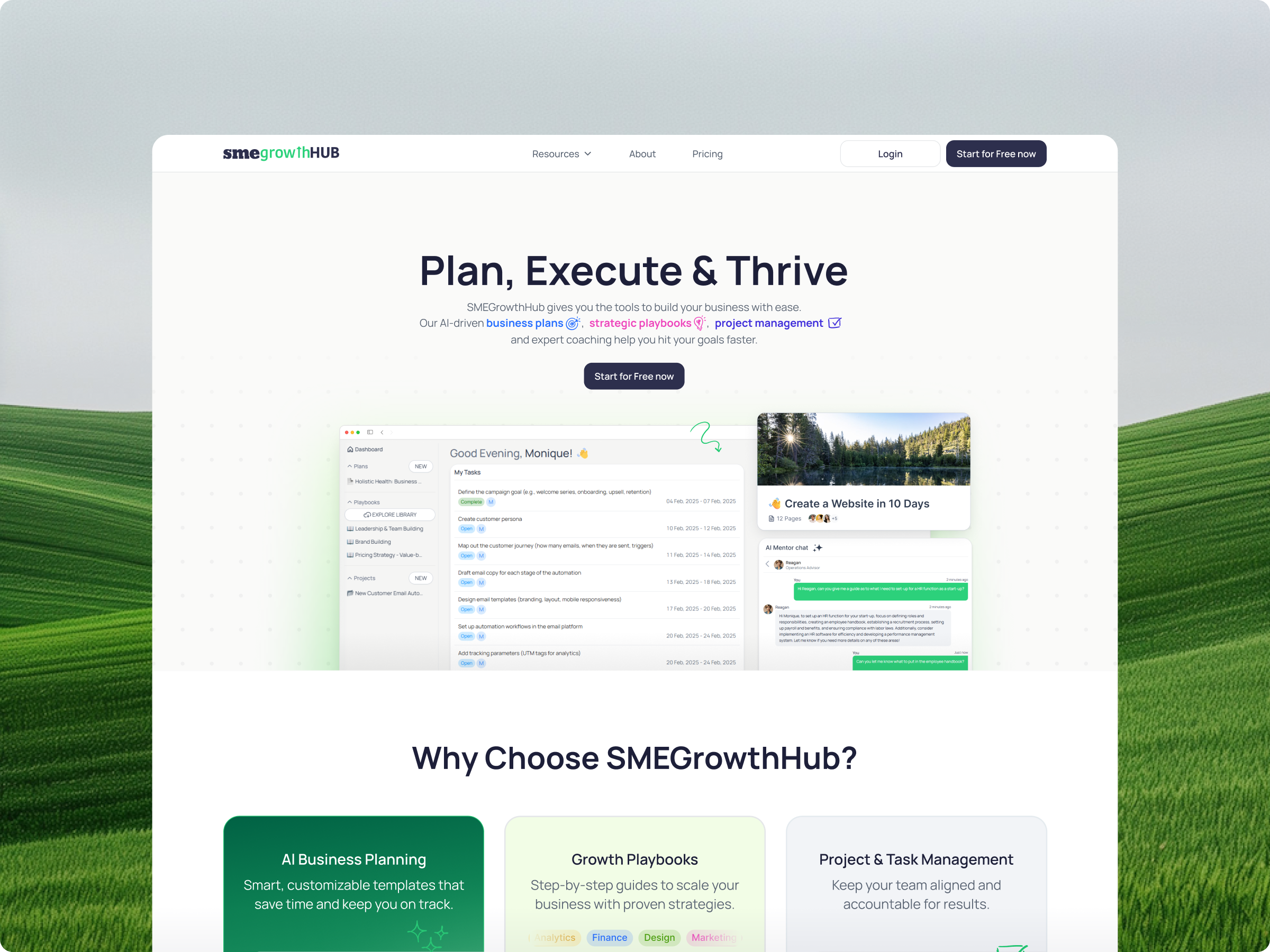 Example of Website Design