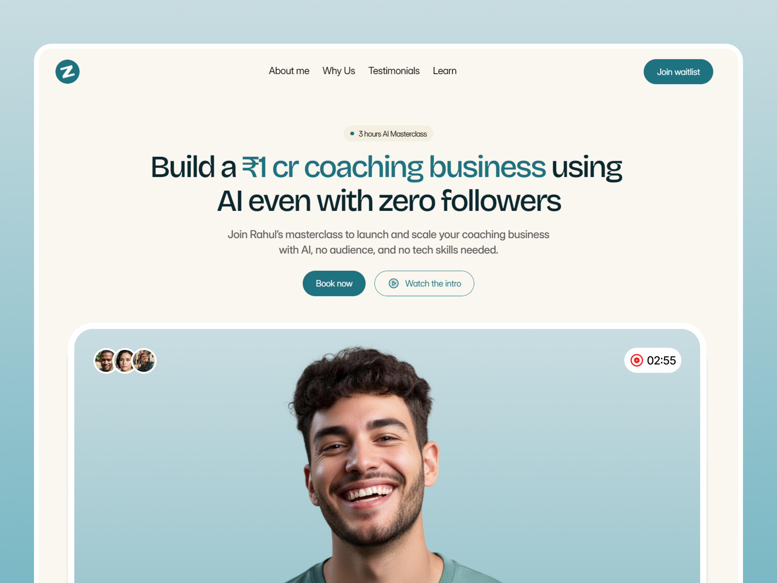Example of Premium Landing Page 