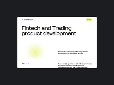 Amarillo: Landing Page branding graphic design ui