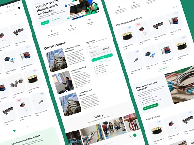 Pluxa — Modern Industrial E-Commerce Experience clean ui clean ui designer ecommerce website design figma design figma designer modern ecommerce website modern web design ui design uiux design web design website designer