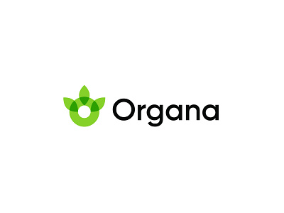 Organa - modern, minimalist letter O logo design. branding eco friendly eco logo ecology letter o logo logo logo design logo designer logo mark logotype organic