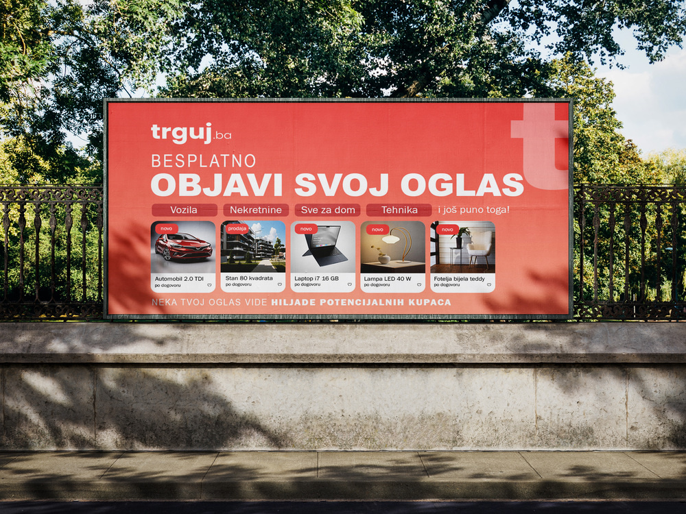 Trguj.ba billboards design adobe photoshop billboard billboard design design graphic design