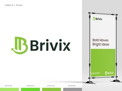 Day 3 – 30 Days of Letter Logo Design Challenge | Letter B + Arr 30 days challenge arrow logo b lettermark b logo b monogram brand identity branding design business logo creative logo fintech logo design green logo letter b logo designer logo inspiration minimal logo modern logo symbol design tech logo