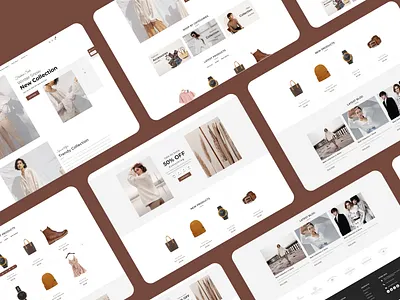 👗 Minimal Fashion E-commerce Website animation branding design graphic design illustration logo motion graphics ui ux vector