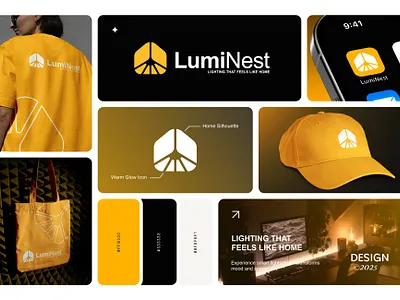 Introducing LumiNest© — Visual Identity. artium logo artiumagency brandidentity branding design designinspiration dribbble graphic design logo logodesign luminest visualidentity
