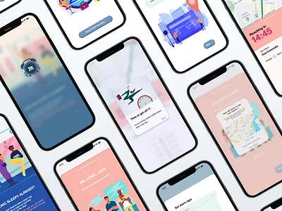Metro Alarm App app ux