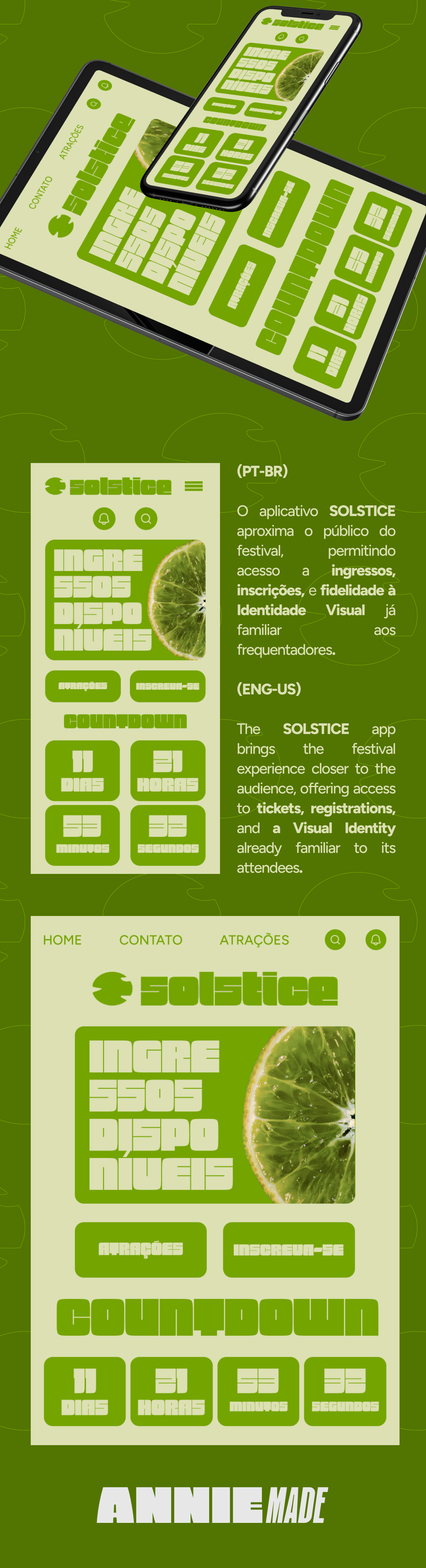 Example of Web Design | UI Concept | Landing Page