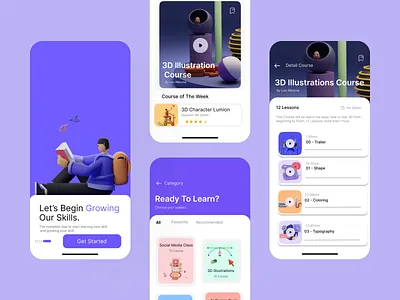 Learning Project ( Learning App) ui