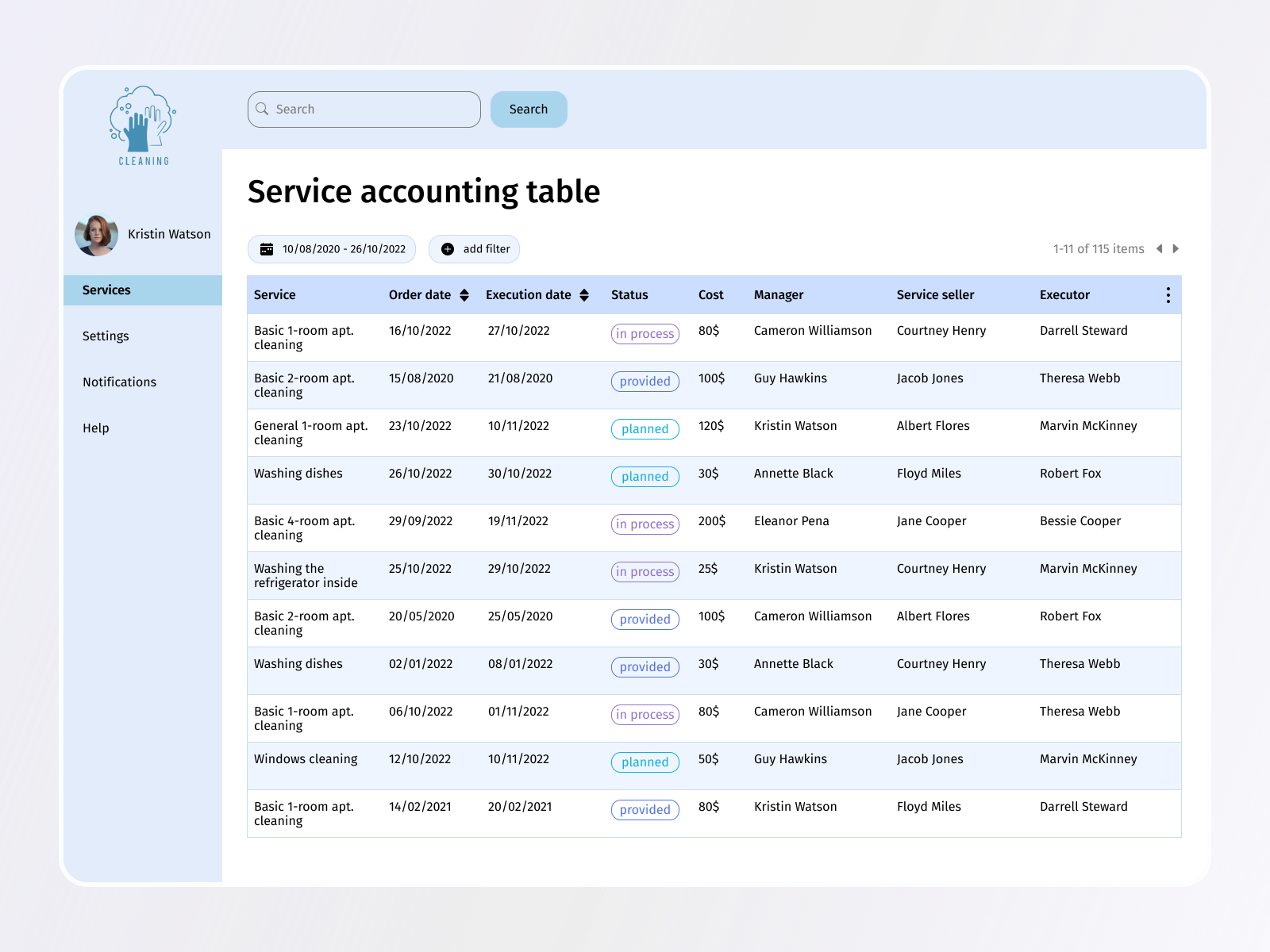 dashboard-for-cleaning-service-by-anastasia-klymenko-on-dribbble