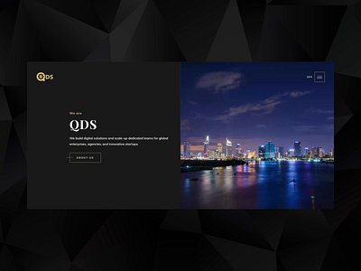 QDS — UX/UI Website Redesign cleanui design design system figma information architecture offshore development team product design responsive design saas ui startup design tech agency website ui ux uxui design web web design web development agency website website redesign
