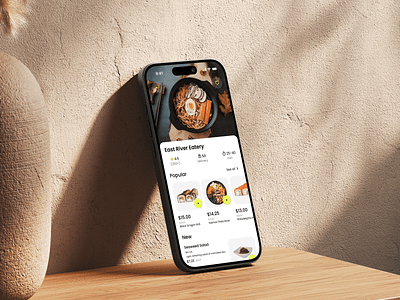 🍔 Food Delivery - Restaurant Details Screen | Mobile App animation app application branding concept delivery design food graphic design illustration interface mobile mobile app product design restaurants ui ux web design web pplication