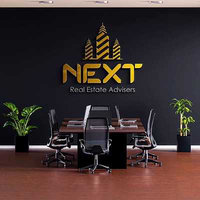 Next Real Estate Advisers Brand Identity branding design graphic design illustration logo typography vector