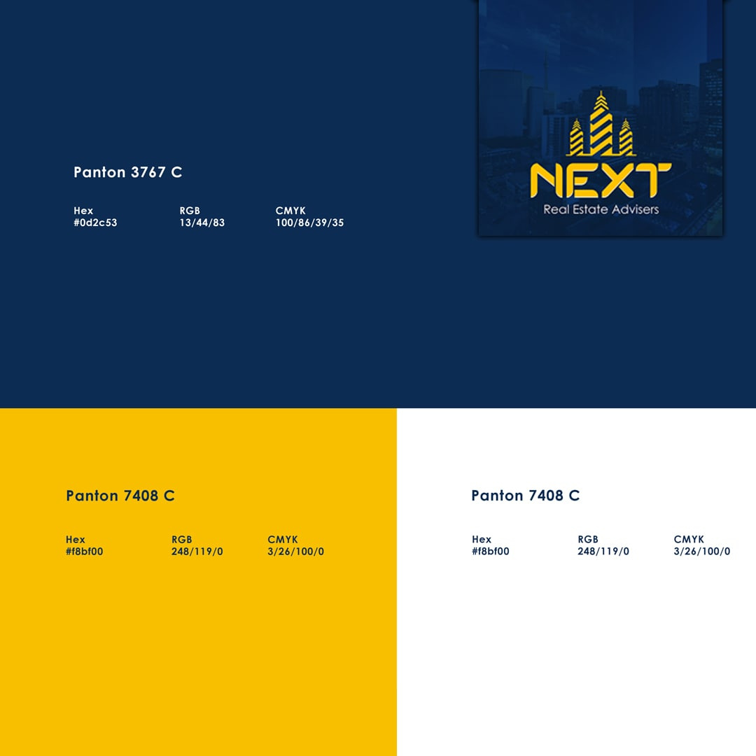 Next Real Estate Advisers Brand Identity by Next Zilla on Dribbble