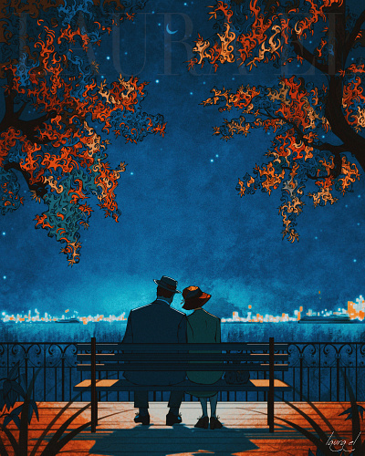 City Blues - Digital Illustration animation art art portfolio artist book cover book cover design branding concept art design digital illustration editorial art editorial illustration graphic design illustration motion graphics procreate