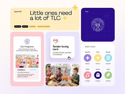 Brand Identity & Web Design for The Little Campus branding design design studio graphic design icon illustration interface logo typography ui user experience user interface ux web web design webdesign website website design website development