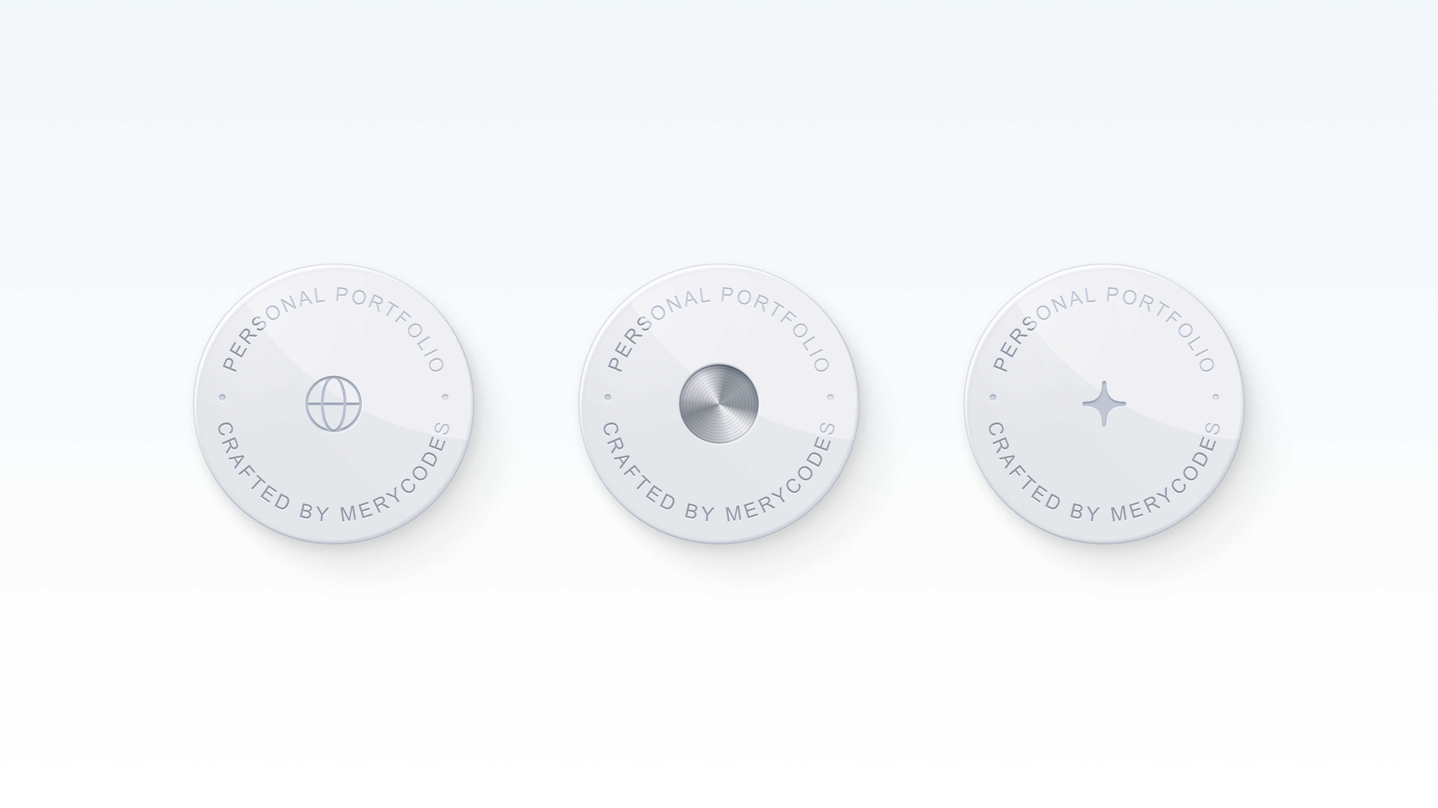 Personal portfolio badges badge graphic design portfolio ui visuals