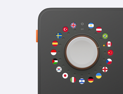VPN country switcher concept concept dailyui design mobile ui ux web