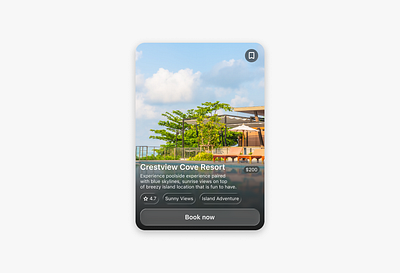Travel Destination Liquid Glass Card Design card card design design graphic design liquid glass ui ui design ui ux uidesign uiux uiux design web web design webdesign