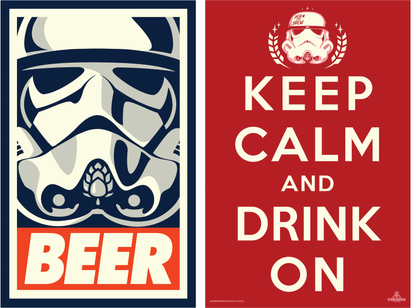 T-Shirt & Poster Designs for Stormtrooper Beer ai and illustrator artwork beer advertising artwork beer brand marketing design branding craft ale promotional posters craft beer t shirt artwork creative print design portfolio graphic design illustrated beer merchandise illustration litho printed poster design pop culture inspired branding retro style beer graphics screen printed beer graphics stormtrooper beer poster design typography vector illustration for print