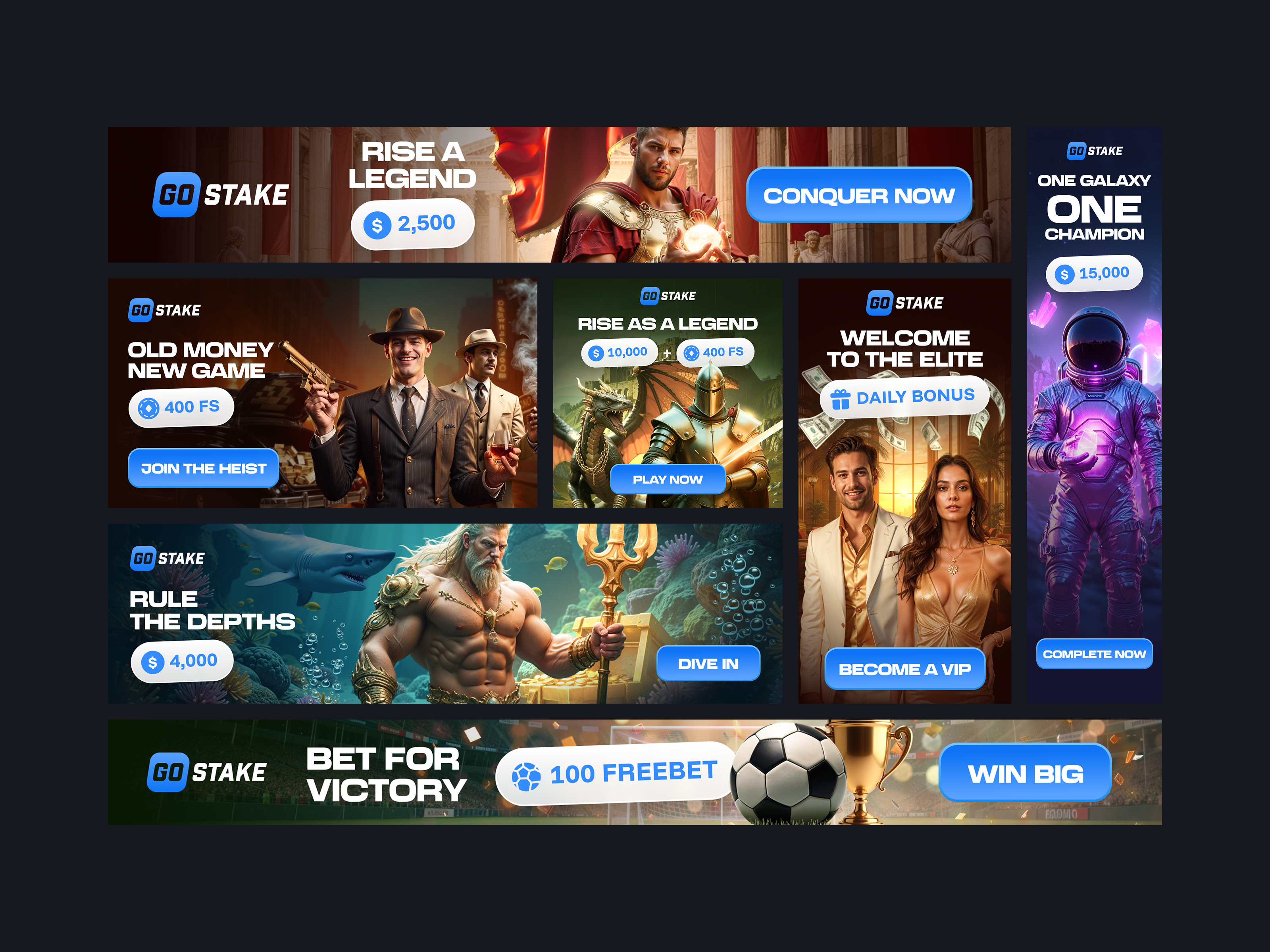 Web banners design banner branding cta gambling graphic design igaming illustration promo web design