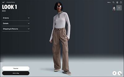 Nike Looks e commerce ecommerce figma motion graphics nike photoshop ui ui design uiux ux ux design web design web development webflow website