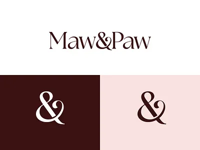 Maw&Paw - Dog Food & Supplements Final Logo Design abstract brand identity dog dog logo dogs dogs logo letter letters logo logo design modern paw paw logo pet pet logo pets pets logo tail tail logo