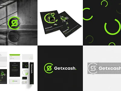 Getxcash - Brand Identity 2d bet logo brand identity branding cash logo design designer sane dribbble dribbble best shot graphic design logo logo mark money logo money symbol mongolia online gaming sane vector visual identity