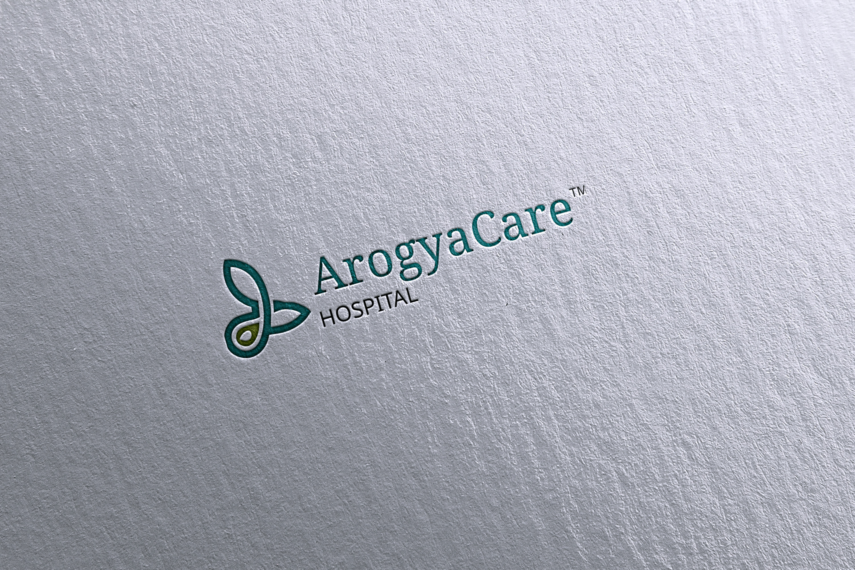 ArogyaCare Hospital Logo & Branding brand identity branding graphic design logo logo design logo designer logos minimal design modern logo packaging design product design