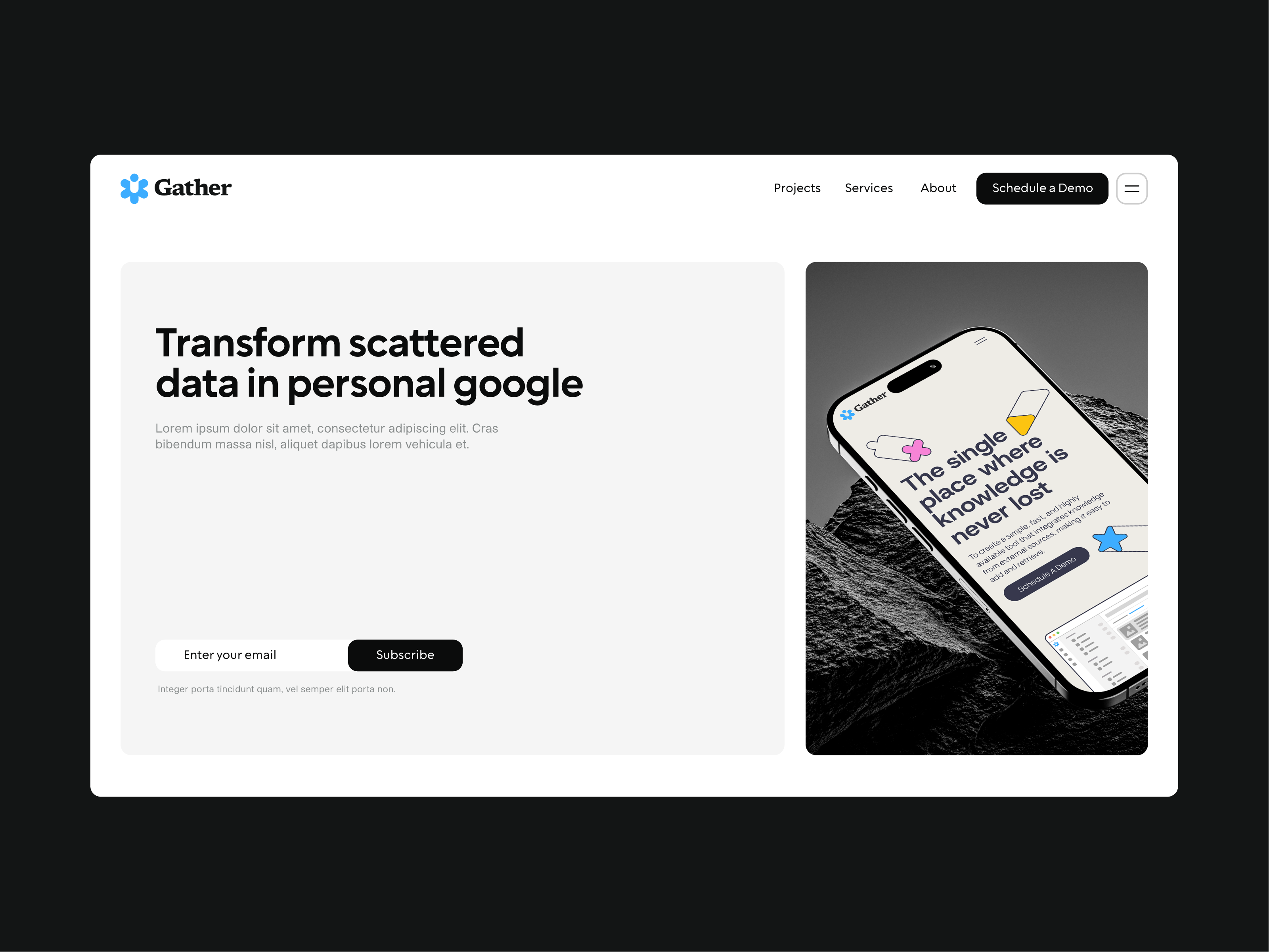 Example of Website Design
