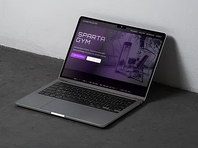 Sparta Gym Web Design - Modern Landing Page app branding design figma graphic design landing page ui website