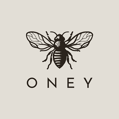 Honey Shop logo - "ONEY" honey shop logo logo design