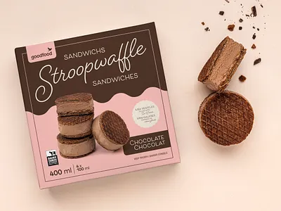 Goodfood | Icecream Packaging cpg frozen icecream packaging packaging design