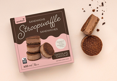 Goodfood | Icecream Packaging cpg frozen icecream packaging packaging design