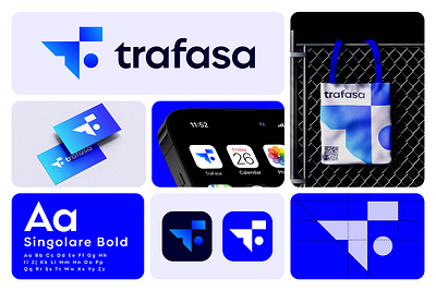 trafasa logo and branding brand book brand guideline brand identity brand logo branding custom logo design graphic design logo logo design logo designer minimal logo minimalistic tech logo technology