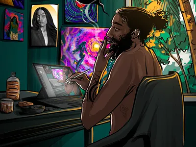 Self Moments artwork attitude design dibbble digital illustration illustrationart illustrator painting procreate procreateart